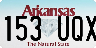 AR license plate 153UQX