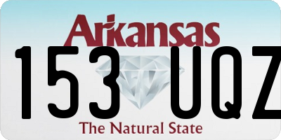 AR license plate 153UQZ