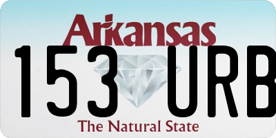 AR license plate 153URB