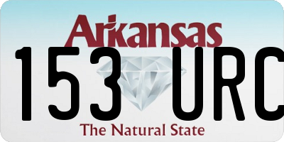AR license plate 153URC