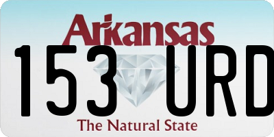 AR license plate 153URD