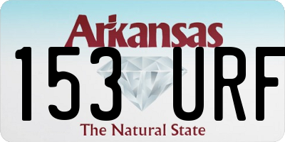 AR license plate 153URF