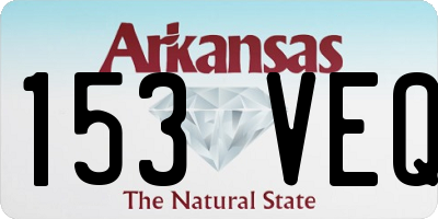AR license plate 153VEQ