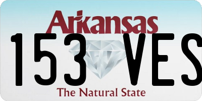 AR license plate 153VES