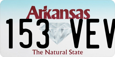 AR license plate 153VEV