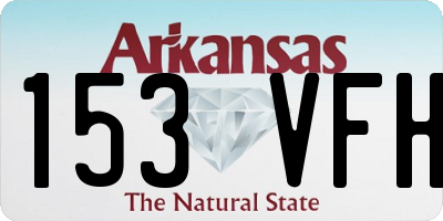 AR license plate 153VFH