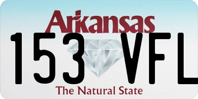 AR license plate 153VFL