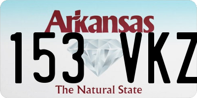 AR license plate 153VKZ