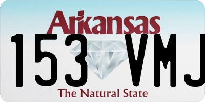AR license plate 153VMJ