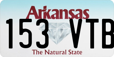 AR license plate 153VTB
