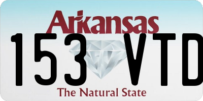 AR license plate 153VTD
