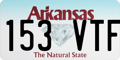 AR license plate 153VTF
