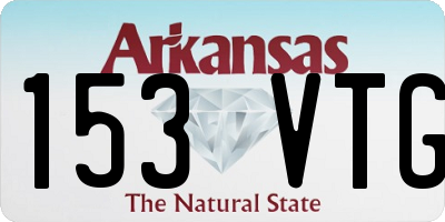 AR license plate 153VTG