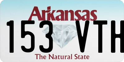 AR license plate 153VTH