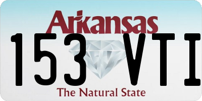 AR license plate 153VTI
