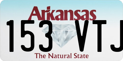 AR license plate 153VTJ
