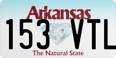 AR license plate 153VTL