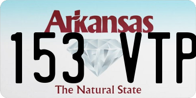 AR license plate 153VTP
