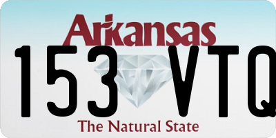 AR license plate 153VTQ