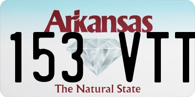 AR license plate 153VTT