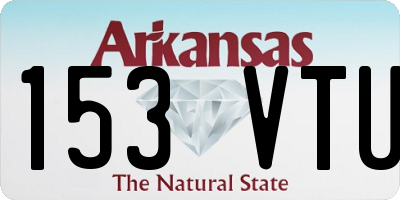 AR license plate 153VTU