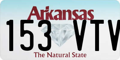 AR license plate 153VTV