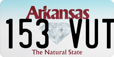 AR license plate 153VUT