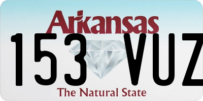 AR license plate 153VUZ