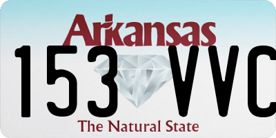 AR license plate 153VVC