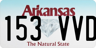 AR license plate 153VVD