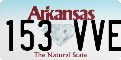 AR license plate 153VVE