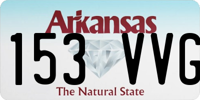 AR license plate 153VVG