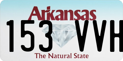 AR license plate 153VVH