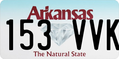AR license plate 153VVK