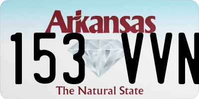 AR license plate 153VVN