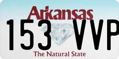 AR license plate 153VVP
