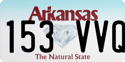 AR license plate 153VVQ