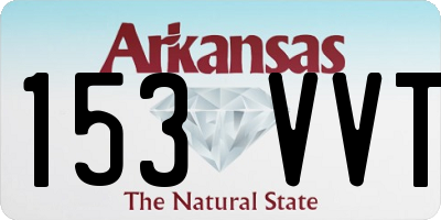 AR license plate 153VVT