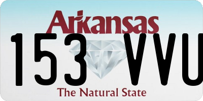 AR license plate 153VVU
