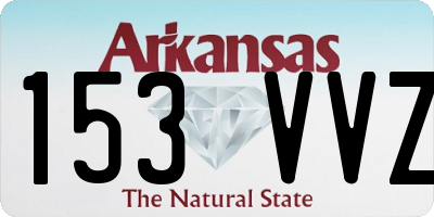 AR license plate 153VVZ