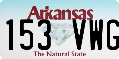AR license plate 153VWG