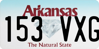 AR license plate 153VXG
