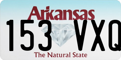 AR license plate 153VXQ