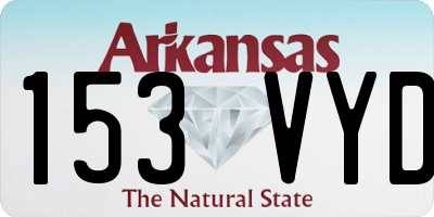 AR license plate 153VYD