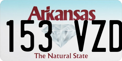 AR license plate 153VZD