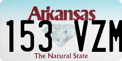 AR license plate 153VZM