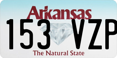AR license plate 153VZP