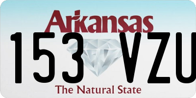 AR license plate 153VZU