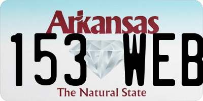 AR license plate 153WEB