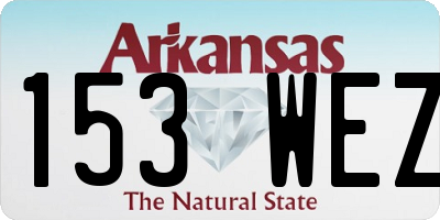 AR license plate 153WEZ
